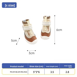 Lightweight Breathable Dog Shoes Durable Anti-Slip Features All Seasons Outdoor Use Cute Style for Summer Walking - Product Image 5
