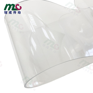 Bande transporteuse transparente en PVC pour ligne d'inspection visuelle, haute clarté et durabilité - Product Image 1