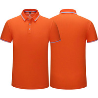Op maat gemaakte logo promotie grote formele sport golf T-shirt gehaakt regular unisex anti-kreuk wollen polyester/katoen