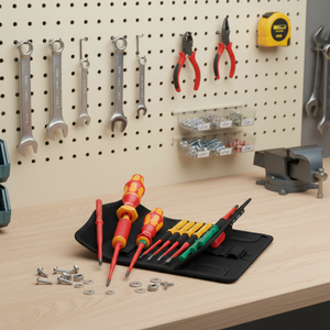 Juego <span class=keywords><strong>de</strong></span> Destornilladores y Llaves Dinamométricas con Aislamiento VDE <span class=keywords><strong>de</strong></span> 16 Piezas Wera: Herramientas Totalmente Aisladas para Trabajos Eléctricos <span class=keywords><strong>de</strong></span> 1000V con Bolsa Enrollable - Product Image 4