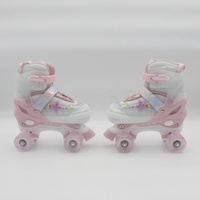 Patins à roulettes réglables pour enfants Vente en gros Enfants 4 roues Quad Hondar Location de patins à glace Convient