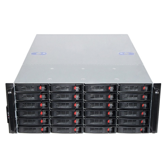4u Rackmount Server Chassis Hot Swap 24 Bays Hotswap HDD Server Case for Large Storage