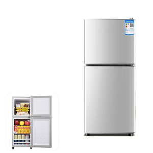 Mini Refrigerador de Doble Puerta, 60L de Refrigeración, 38L de Congelación, Eficiente Energéticamente, Ideal para Alquiler, Hogar, Oficina, Dormitorio - Product Image 3