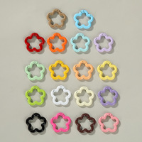Porte-clés à boucle à ressort, motif fleurs de prunier et cerisier, mousqueton métallique à anneau ouvert, accessoires DIY, connecteur de breloque de sac