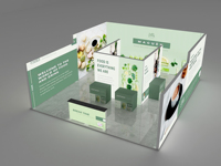 Boîte à lumière LED portable longue durée, mur d'exposition modulaire en aluminium avec affichage en tissu tendu pour publicité