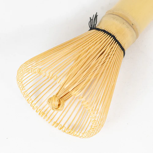 Fouet à thé matcha en bambou de haute qualité, écologique, SKYJOY, design japonais traditionnel fait à la main, logo gravé personnalisé, 100 brins - Product Image 2