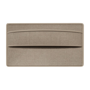 Alfombra de baño Sally rectangular de fibra de poliéster absorbente, antideslizante, de secado rápido, diseño minimalista para el suelo del baño - Product Image 3