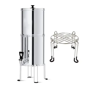 Countertop Stainless Steel Stand Floor Beverage Can Dispenser Holders Water Filter Stands