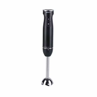 Mixeur plongeant portable professionnel 4 en 1, bouton poussoir, vitesse variable, acier inoxydable, 400 W, mode turbo domestique, fruits et légumes