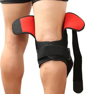 حزام دعم الركبة المفصلي للاستخدام الرياضي من النيوبرين مع وسادة سيليكون