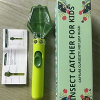Loupe grossissante 6X, piège à insectes, attrape-insectes éducatif STEM pour l'intérieur et l'extérieur, cadeau pour enfants et adultes, vert