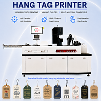 Máquina Automática de Impresión de Etiquetas Colgantes, Impresora de Inyección de Tinta UV para Etiquetas de Ropa, Logotipo Personalizado, Código de Barras, Código QR, Datos Variables