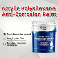 Pintura acrílica de polisiloxano resistente a los rayos UV, resistente a químicos, de alto brillo, sin isocianato, para estructuras de acero de puentes marinos offshore.