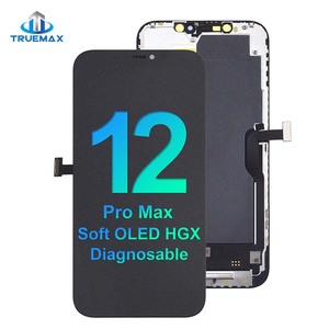 หน้าจอโทรศัพท์มือถือแบบนิ่ม OLED HGX  จอ LCD ที่สามารถวินิจฉัยได้สำหรับ iPhone 12 Pro Max - Product Image 1