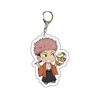 Porte-clés en acrylique Gojo Yuji Sukuna Geto Nanami Megumi en gros, accessoire de dessin animé, porte-clés d'anime Jujutsu <span class=keywords><strong>Kaisen</strong></span> - Product Image 6