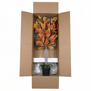Planta Artificial de Croton en Maceta Petra, Planta Decorativa de Tacto Real para Interiores y Exteriores, para Decoración del Hogar, Oficina y Hotel - Product Image 5