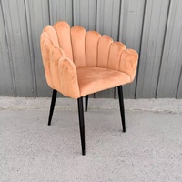 Fauteuil de salon en velours au design tout nouveau, élégant et rembourré
