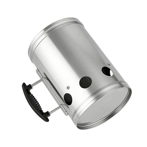 Pinnovo Camino e Accendifuoco in Acciaio Inossidabile Resistente per Barbecue da Esterno - Facile da Pulire, Uso Universale - Product Image 6