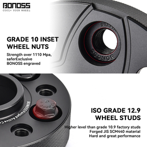 Adattatori Ruota BONOSS 5x112 a 5x120 22.5mm 25mm per <span class=keywords><strong>BMW</strong></span> G80 G20 G21 F90 G30 G12 Forgiati Hub Centric per Conversione Schema Fori - Product Image 4