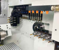Tour à métaux CNC de type suisse SZ-325F2 Dia 32