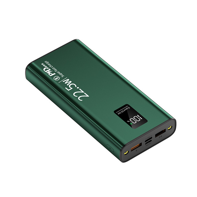 Cross-border 22.5W Fast Charging Flash Charge 20000mAh Plastic Power Bank Compatible for Phones for Android