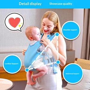 Portabebés ligero de malla, tipo bandolera, para natación, transpirable e impermeable, con asiento de cintura para niños - Product Image 6