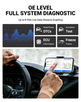 Mise à jour gratuite du kit XTOOL A30M BT, outil de diagnostic automobile bidirectionnel complet, scanner OBD2 Anyscan pour iOS et Android avec câble