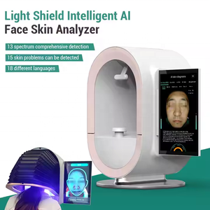 2025 plus récent scanner de visage 3D de machine d'analyseur de peau coréenne avec dispositif <span class=keywords><strong>professionnel</strong></span> de soins de la peau de technologie AI pour la maison et le Spa - Product Image 2