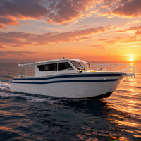 Catamaran à double coque en alliage d'aluminium 5083 de 11,5 m avec hardtop étendu, yacht de pêche sportif doté d'un moteur hors-bord pour usage récréatif