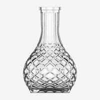 Alas Kaca Shisha Baru untuk Hookah Rusia Premium, Aksesoris Botol Pipa Air Bening, Grosir