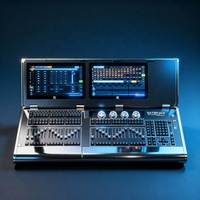 King Kong 6616 с двумя экранами DMX DJ Disco сценическое освещение консоли контроллер ith моторизованные фейдеры для профессионального светового шоу