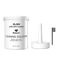 200ml Liquide nettoyant pour bijoux naturels Solution liquide non toxique Kit de nettoyage pour bijoux en or et argent
