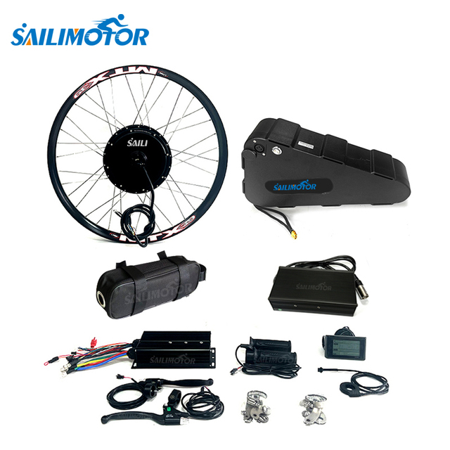 Sailimotor Ebike Kit Saili 20 Inch 29 Inch MTX 48v 2000W 72V 3000W Direct Hub Motor E Bike Conversion Kit With Battery Options