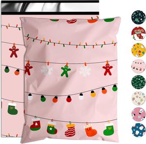 Bolsas de Envío Resistentes al Agua, Ecológicas, de Poliéster Duradero y Resistentes a Desgarros para Ropa, Luces de Navidad, Bolsas de Correo con Cierre Autoadhesivo Fuerte - Product Image 1