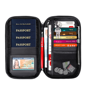 Yhx OEM/ODM chống cháy tài liệu túi RFID chặn hộ chiếu chủ cho du lịch Tiền Thẻ tín dụng lưu trữ Pouch gia đình an toàn trường hợp - Product Image 3