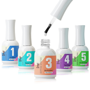 Kit d'activateurs et liquides pour poudre à ongles : Base, activateur et finition pour poudre à ongles - Product Image 2