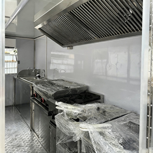 รถขายอาหารเคลื่อนที่ข้ามพรมแดน ขนาด 16.5 ฟุต ทำจากสแตนเลสทรงสี่เหลี่ยม สำหรับขายไอศกรีม ตลาดกลางคืน ร้านค้าริมทาง รับประกัน 2 ปี - Product Image 5