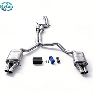 Système d'échappement Catback en acier inoxydable à soupapes Rytan Performance Valvetronic pour Audi <span class=keywords><strong>Rs6</strong></span> C7 <span class=keywords><strong>4</strong></span>.0tt 2018 - Product Image 3