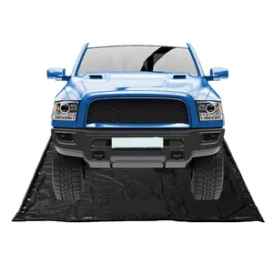 8'6" X 20' Waterproof PVC Car Containment Mat for Protecting Garage Floor Cleaning