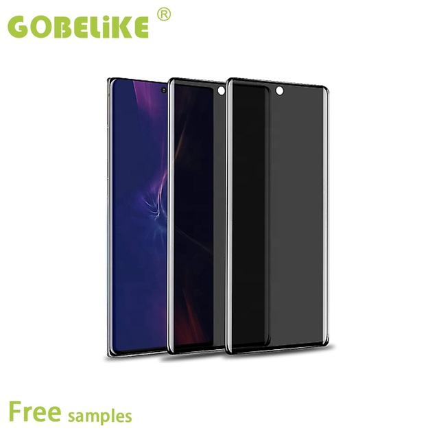 2025 Hot 3D Privacy Fingerprint Unlock Full Cover Tempered Glass Screen Protector for Samsung Galaxy S25 S24 S23 S22 Ultra Film