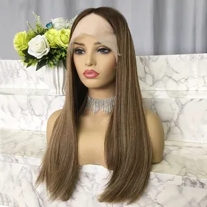 Five Star China Factory Supplier Virgin Human Hair Silk Top Lace European Hair Jewish Wig Kosher Wigs Manufacturer