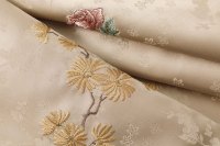 Jacquard Polyester Mélange Tissu Polyvalent Tricoté Dobby Style PVC-Enduit Tapisserie D'ameublement Rideaux Robes De Mariée Mode Tissé