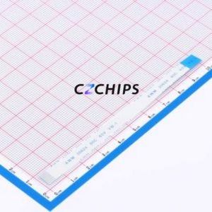 FFC0.5B-12P-100-4-8 FFC Cable (Flexible Flat Cable) P=0.5mm Connector 12P 0.5mm Reverse 10cm - Product Image 1