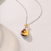 2024 collier pendentif en cristal à la mode ovale Saint Michael église catholique vierge marie collier collier religieux