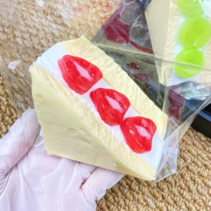 Nuovo Giocattolo Antistress Squishy a Forma di Sandwich di Frutta Mista, Stile Little Red Book, Fatto a Mano, Peso Elevato, Conveniente per Studenti - Product Image 3