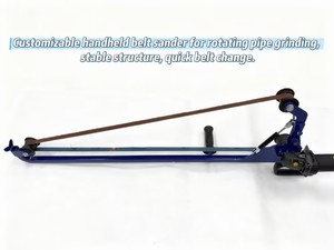 산업용 대구경 전동 핸드헬드 벨트 샌더 (가변 속도 및 1200W 출력, 파이프 표면 연마용) - Product Image 6