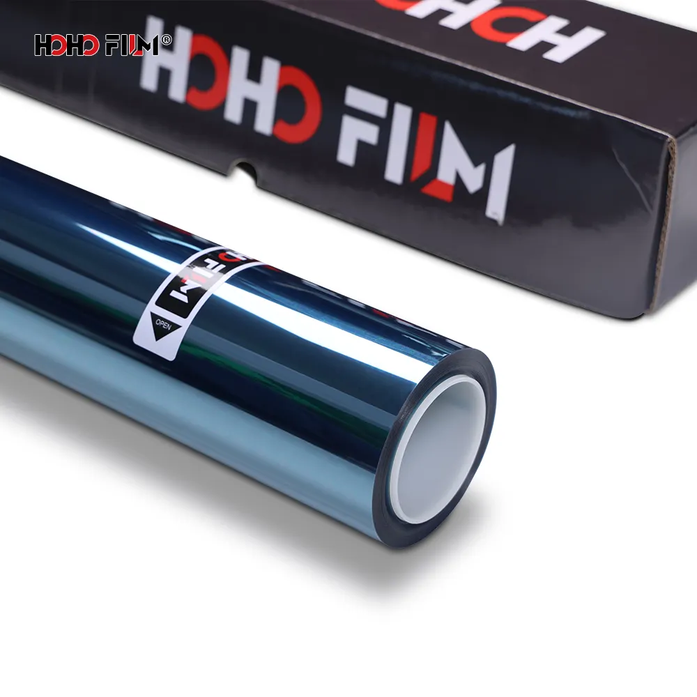 HOHOFILM 2 plis Nano Carbon Car Building Home Window Tint 1.52M * 30M/Roll Film auto-adhésif pour vitres teintées pour voiture avec logo personnalisé