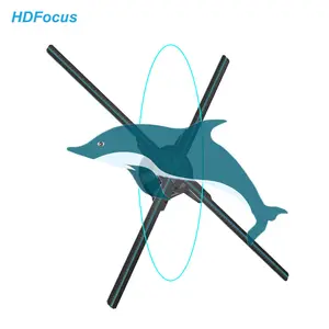 Projecteur holographique universel modèle 2500cd, luminosité élevée, 65 cm, ventilateur holographique 3D de bureau - Product Image 1