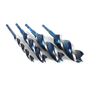 Forets spirales à lame argentée en acier, à tige plate de 3 pouces, pour perçage rapide et travail du bois - Product Image 1