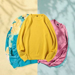Sudadera de Hombre, Cuello Redondo, Holgada, Estampado Amarillo, Algodón/Poliéster, Gruesa, Primavera, Personalizable con Bordado ODM - Product Image 2